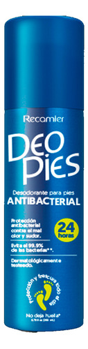 Desodorante Para Pies Antibacterial 24h 260ml Deo Pies