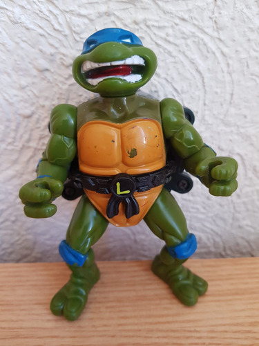 Tortuga Ninja Playmates 1991 Leonardo City Sewer (Usado)