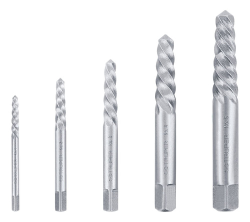 Juego Con 5 Extractores De Tornillos, Truper, 14512