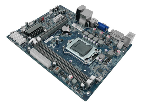 Placa Mãe Ecs H61 H2m2 Lga1155 Ddr3 Até 16gb I3/i5/i7 Oem Cor Azul-aço