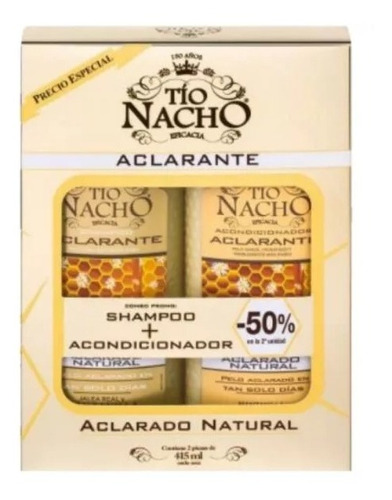 Tio Nacho Pack Shampoo+acond. 415ml Aclarante