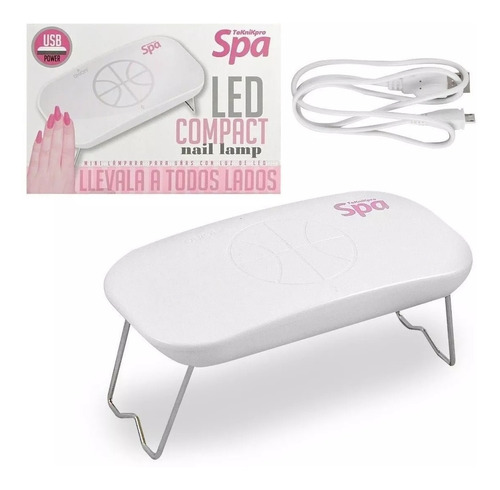 Cabina Led Portátil 5w Compact Nail Lamp Teknikpro Spa Usb