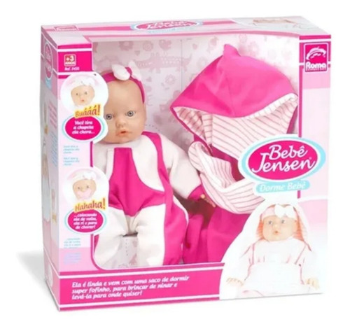 Imagem 4 de 4 de Boneca Bebê Jensen Dorme Bebê 5431 - Roma