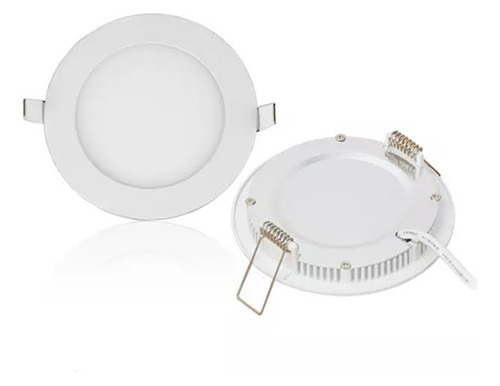 Foco Plafón Led 24w Embutido Redondo Luz 6500k - 3500k