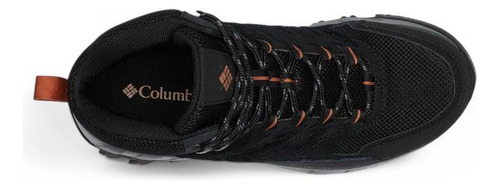 Botín Hombre Columbia Strata Trail Mid Waterproof Negro