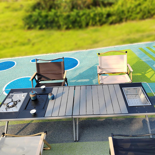 Mesa De Camping, Mesa Plegable, Ultraligera Portátil Con