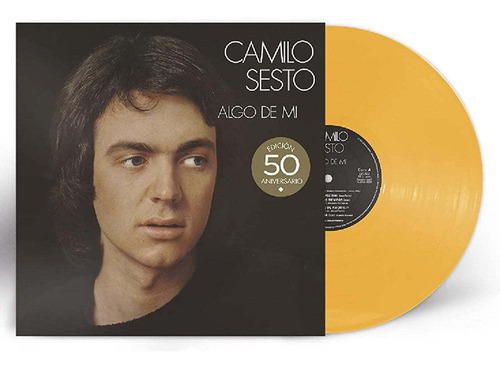 Camilo Sesto Algo De Mi 50 Aniversario Vinyl Lp [amarillo
