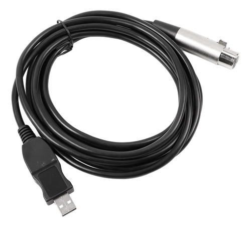 Cable De Micrófono Usb A Xlr, Señal Estable Profesional