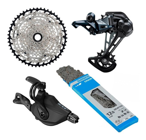 Kit Grupo Shimano Original Slx M-7100 1x12 Veloc. K7 10-51