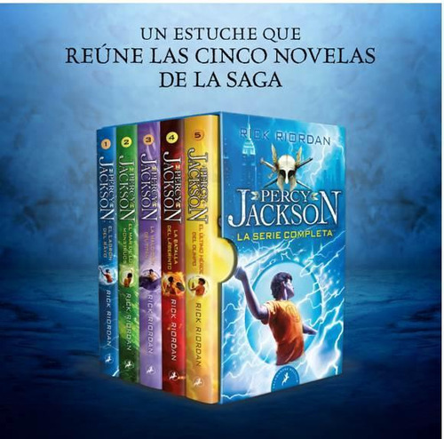 Libro Estuche Percy Jackson (5 Libros) - Rick Riordan