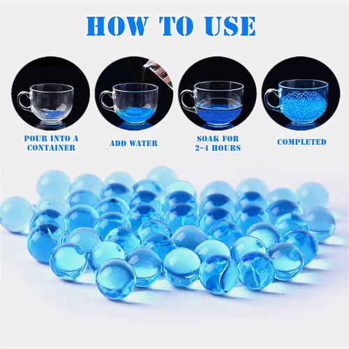 Balas De Gel Para Juguete Pistola 7-8 Mm 50000 Piezes