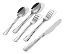 Comprar Aafeen Juego De Cubiertos De Cubiertos De 20 Piezas | Juego