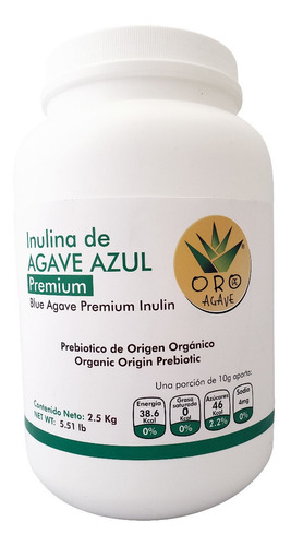 2.5 Kg Inulina De Agave Azul De Exportación 100%pura Natural