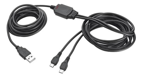 Cable Duo USB 3,5 m Ps4 Gxt 222p Charge & Play Trust