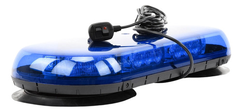 Mini Barra De Luces 24 Led Epcom Azul Succión E Imán X605-b