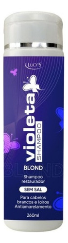 Shampoo Violeta Restaurador - 260ml Cabelos Loiros E Brancos