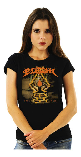 Polera Mujer Bison B.c. Dark Ages Metal Abominatron