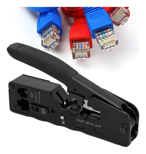 Herramienta De Cableado Ethernet Rj45 Crimp Pass Through Cri