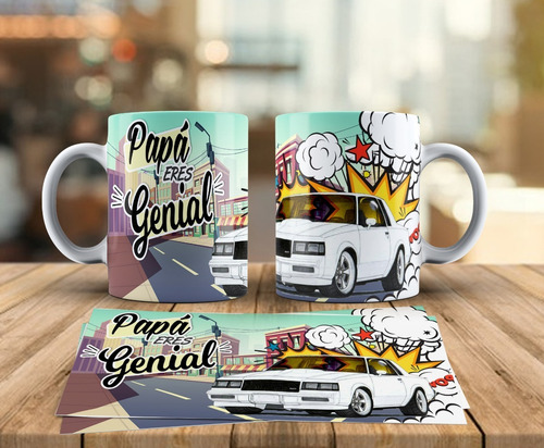 Taza Papá Carros Dia Del Padre 11 Oz Envio Inmediato