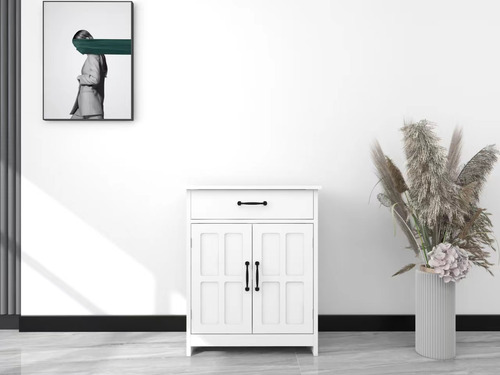 Buro Multiuso Con 1 Cajon De Almacenamiento 2 Puertas