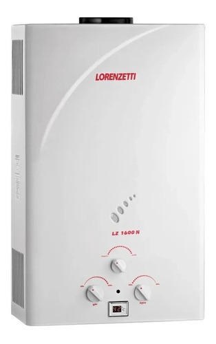 Aquecedor De Água Gás Lz 1600 N Glp Lorenzetti