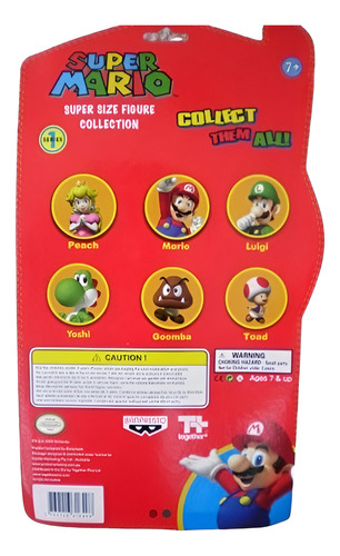 Mario Luigy De 23cm Serie De Coleccion