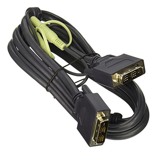 Cable De Video Iogear Dvi-d Con Conectores De Audio De 3.5 M