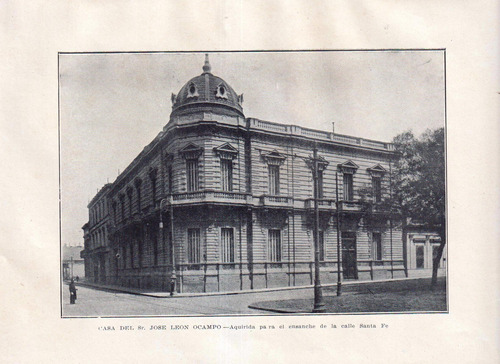 Casa Ocampo, Av. Santa Fe Demolida En 1910