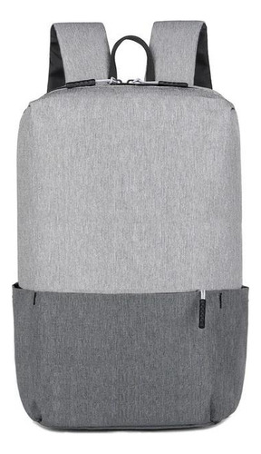 Mochila Urbana Azteca Mod22- 10 Litros - Impacto Color Gris Diseño De La Tela Lisa