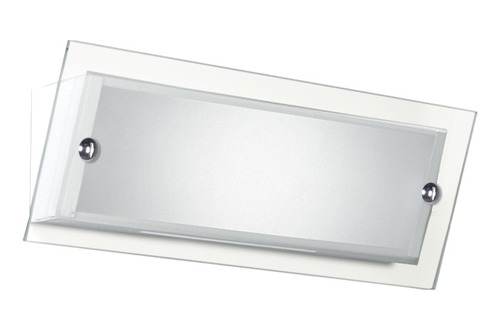 Aplique Moderno Baño Led 12w Calido Con Vidrio Gam 3115