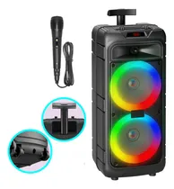 Comprar Innovative026 Altavoz Portátil Inalámbrico Subwoofer De Audio Bocina Recargable Airamp Bocinas Bafles Amplificados Luces De Colores Karaoke Bocina Con Microfono Recargable Radio Fm