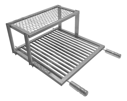 Grelha Uruguaia Descanso 50x50 Em Inox Premium