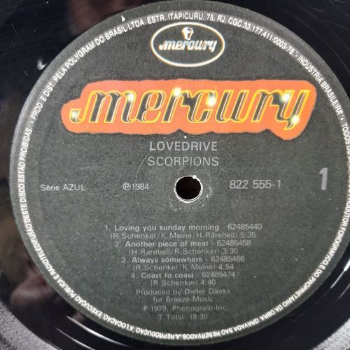 Imagem 3 de 6 de Vinil Lp Scorpions Lovedrive