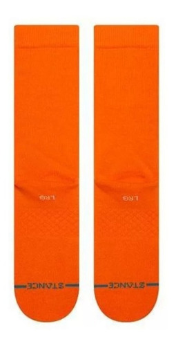 Imagem 3 de 3 de Meia Cano Longo Stance Modelo Icon Cor Laranja