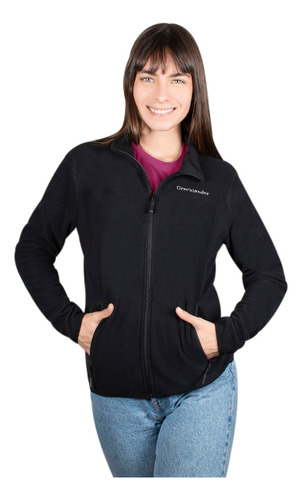 Sudadera Mujer Greenlander Fce7597 Fleece Cierre Alto