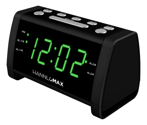 Hannlomax Hx-138cr Radio Despertador, Radio Pll Am/fm Con Ra