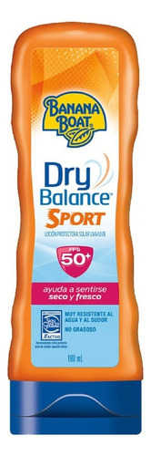 Protetor Solar Fps 50 Dry Balance Sport 180ml Banana Boat