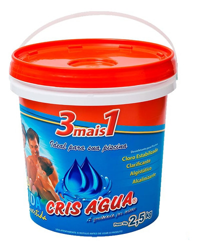 Cloro 3 Mais 1 2,5kg