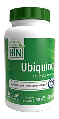 Ubiquinol 50 Mg 90 Capsulas Blandas Eaf Coq10 (formula De 