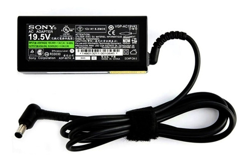 Cargador Laptop Original Sony Vaio 19.5v A 3.3a Vgp-ac9v48