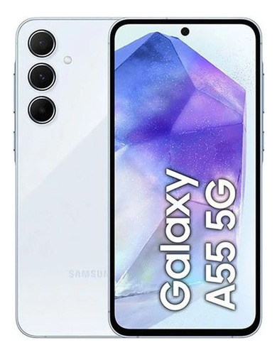 Samsung Galaxy A55 5g, 8gb Ram, 256gb, Dual Sim Azul Claro