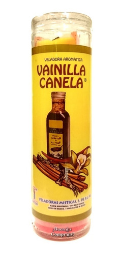 Veladora Aromática Vainilla Canela Para Armonizar Casa