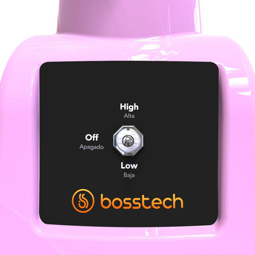 Licuadora Bosstech B2 550w 2v Vaso De Plástico Color Rosa
