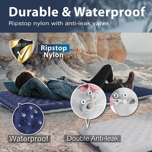 Colchoneta De Dormir Ultraligera 4 Impermeable Para Camping