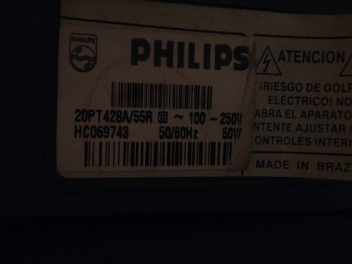 Imagen 5 de 7 de Tv Philips 21 Usado Hc069743 100% Operativo Sin Control
