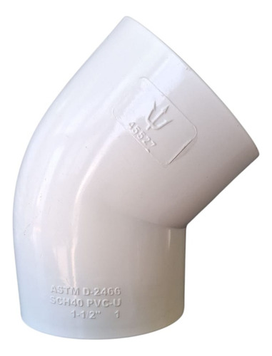Codo 45° De Pvc 1 1/2 Foset