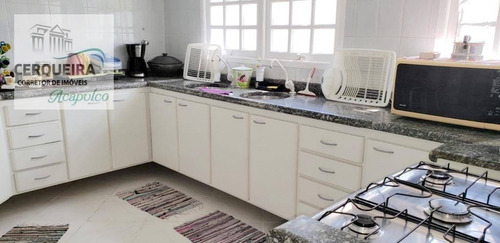 Casa Com 6 Dormitórios À Venda, 420 M² Por R$ 2.100.000 - Acapulco - Guarujá/sp - Ca0573