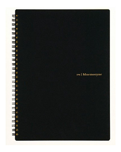 Maruman 1 N161 Cuaderno De Tapa Dura, Alambre Gemelo, Negro