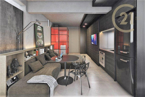 Imagem 1 de 25 de Apartamento Com 1 Dormitório Studio À Venda, 25 M² Por R$ 390.000 - Perdizes - São Paulo/sp - Ap24145