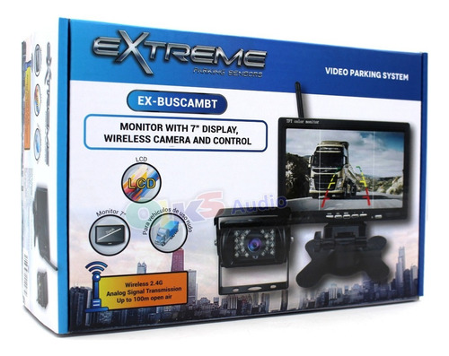 Camara Reversa Con Monitor De 7 Uso Rudo Extreme Ex-buscambt